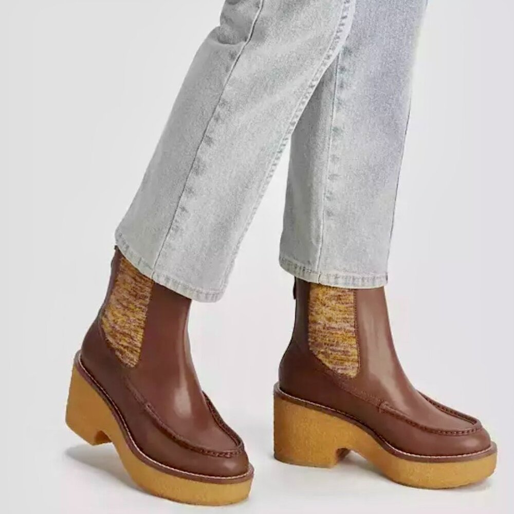 Coach Women's Delaney Gum-Sole Chelsea Bootie Size 6